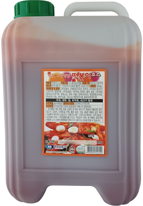푸른식품 떡볶이 소스, 10kg, 1개