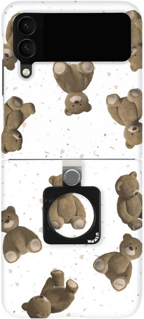 유스픽 브라운 베어 스퀘어링 하드 휴대폰 케이스