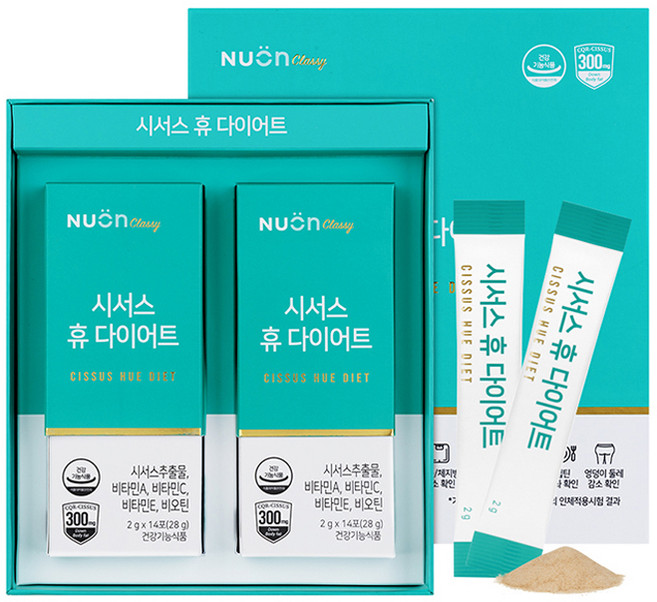 NUON 시서스 휴 다이어트 선물세트 14p, 56g, 1세트