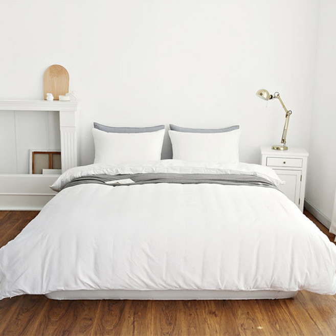 아망떼 드림웰 알러지케어 홑겹이불커버, 화이트