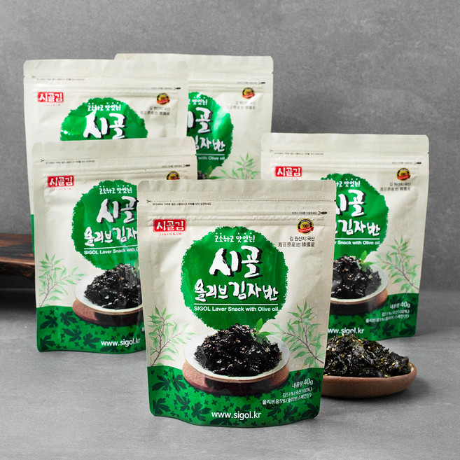 시골김 시골 올리브김자반, 5봉, 40g