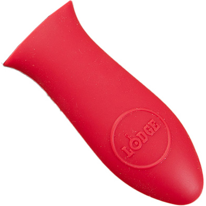 LODGE 迷你矽膠隔熱鍋柄套 紅色, 1個