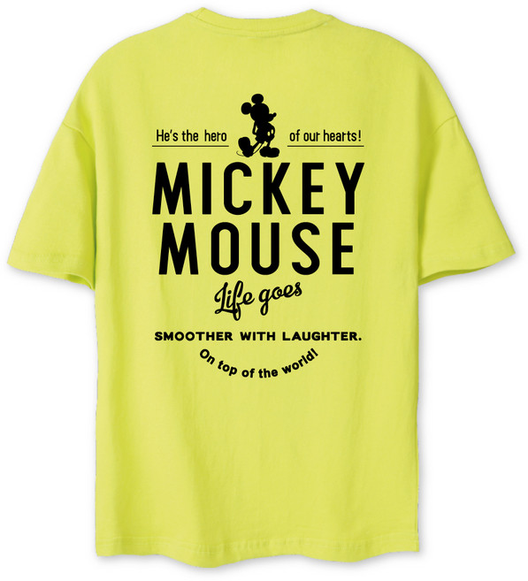 벤힛키즈 주니어용 통기성 디즈니 라운드 반팔 티셔츠 DNMKOM3004D