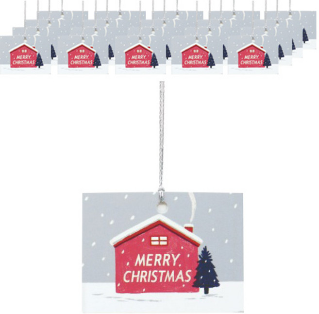 스노잉 택, 혼합색상, 100개