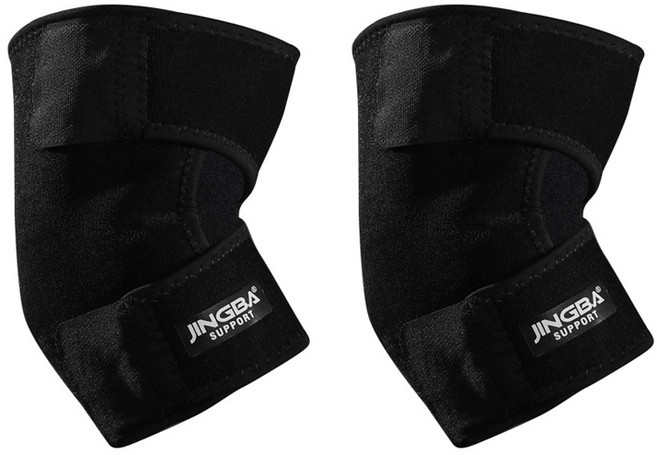 리치덕 팔꿈치보호대 밴드 블랙, 2개