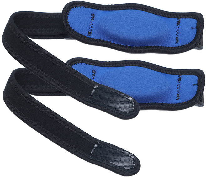 리치덕 팔꿈치보호대 쿠션 스트랩 블루, 2개
