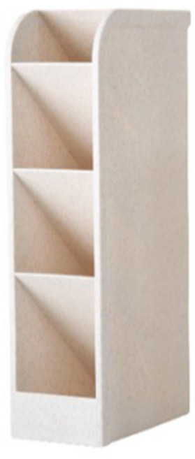 목수작 다용도 사선 연필 꽂이 S, 베이지, 1개