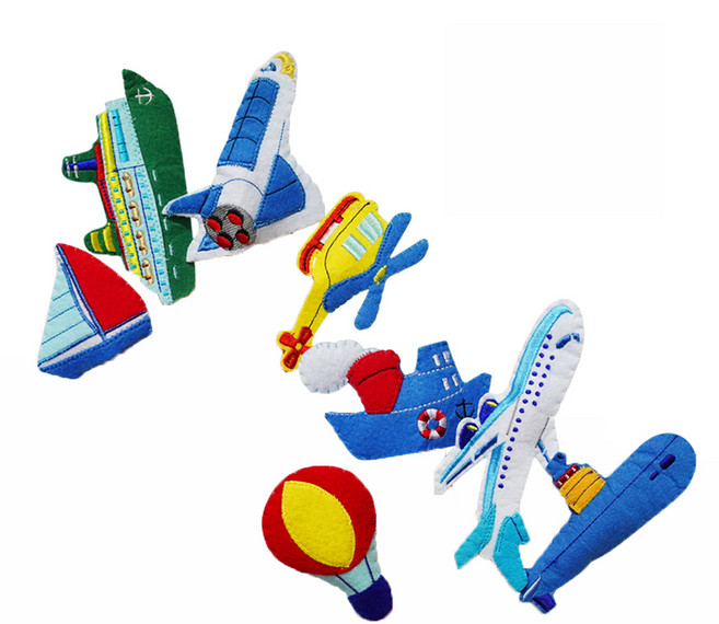 매직캐슬 토독손가락 인형 공중해상교통 세트, 8종, 1개