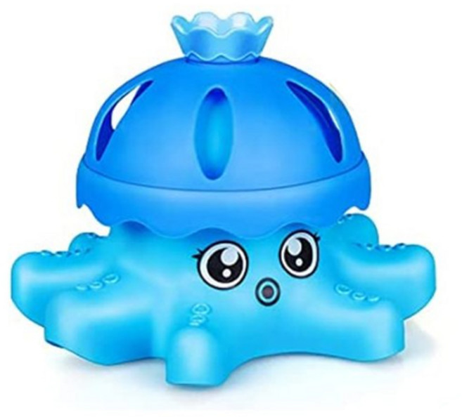 빙글빙글 분수문어 물총, 블루, 1개