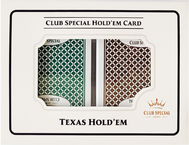클럽스페셜 고급형 홀덤카드 2종 세트, 스피어민트, 다크골드, 1개