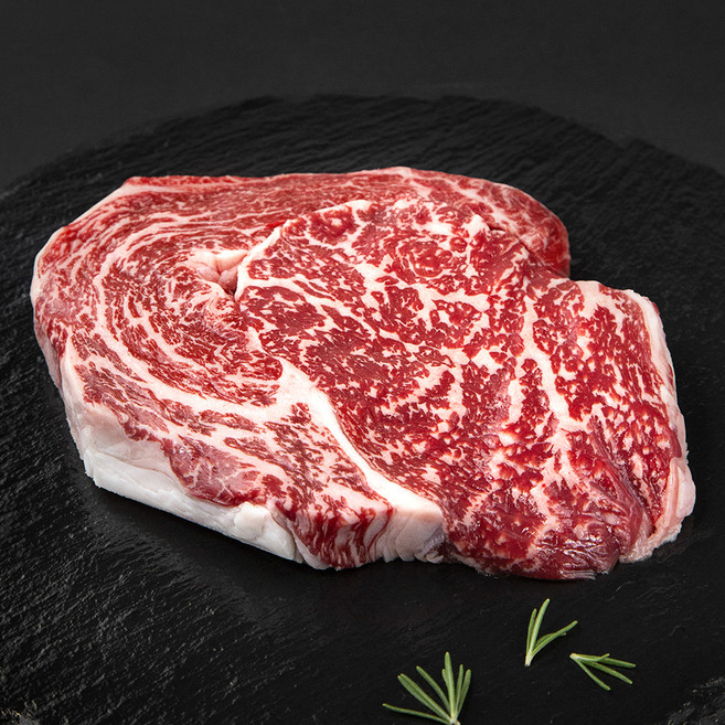 안성한우 무항생제 인증 숙성등심 1++등급 (7) 구이용 (냉장), 200g, 1개