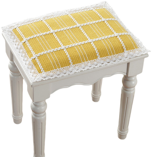 아라모드 피아노 의자 커버 45 x 80 cm, 옐로우, 1개