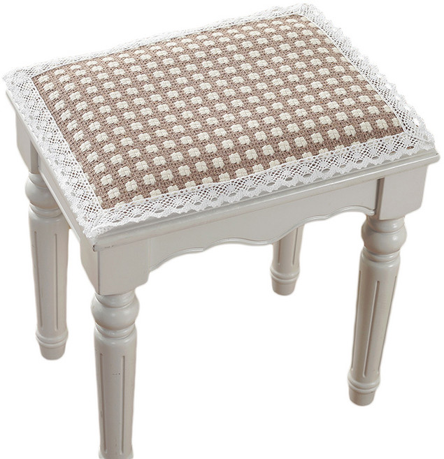 아라모드 피아노 의자 커버 45 x 80 cm, 브라운, 1개