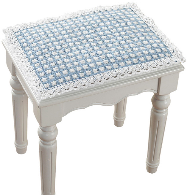 아라모드 피아노 의자 커버 50 x 80 cm, 블루, 1개