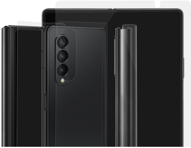 몬스터옵틱스 플렉스 우레탄 휴대폰 필름 내부 + 전면 + 후면 + 힌지 풀세트, 1세트