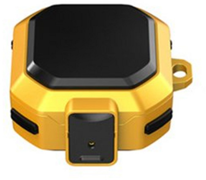 온업 갤럭시 버즈 라이브 블럭 케이스, GB01, 옐로우