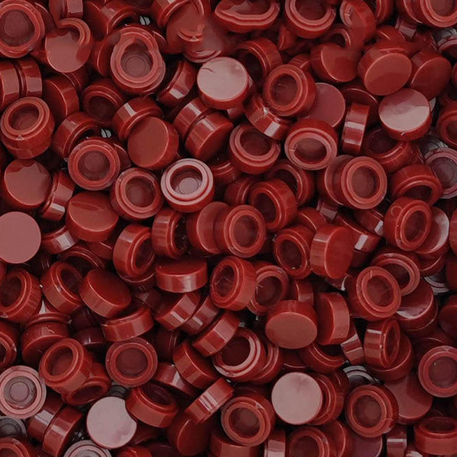 순잠 도트 컬러풀 DIY 미니멀 컬러블럭 800p, 154 레드 브라운, 1개