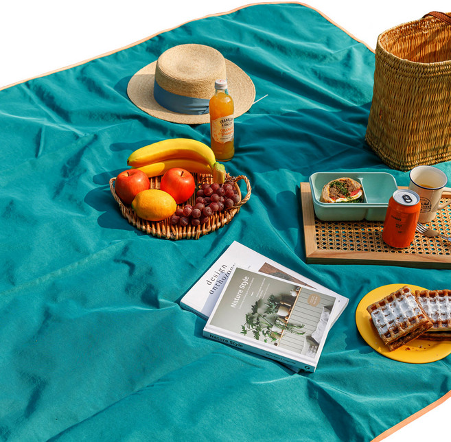하임앤하임 키링 피크닉매트, 터쿼이즈