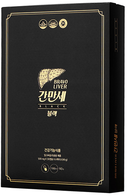 간만세 블랙 영양제 90g, 1개, 180정
