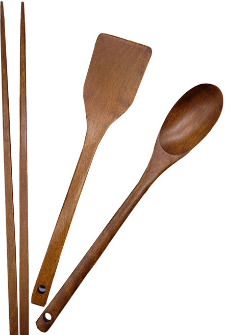 네오셰프 옻칠 나무조리도구세트, 브라운, 1세트