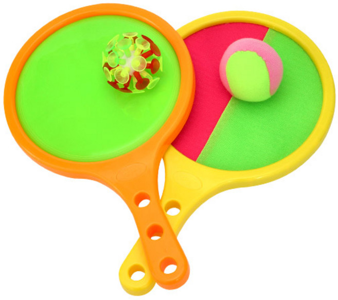 캐스비 찍찍이 라켓 캐치볼, 1세트, 랜덤 발송