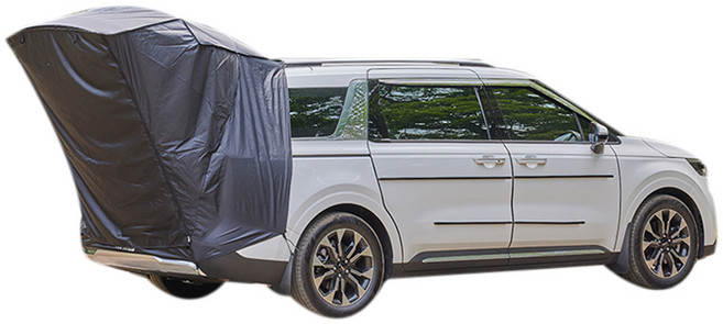 MAYTON Redwild The New Santa Fe 專用貼合車尾帳篷, 黑色, 2~4人用