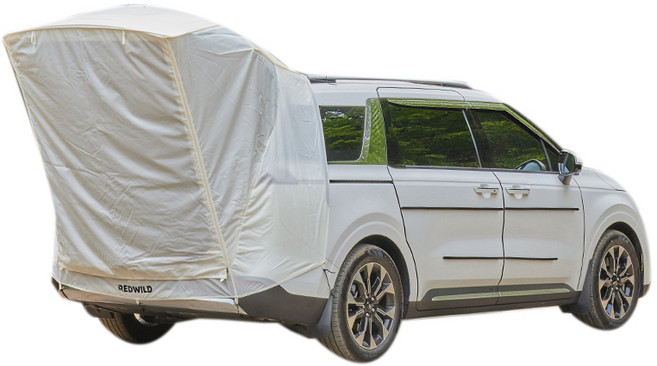 MAYTON Redwild The New Santa Fe 專用貼合車尾帳篷, IVORY, 2~4人用