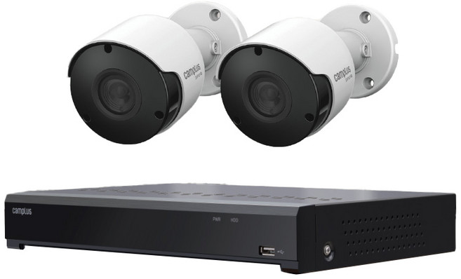 캠플러스 500만화소 2대 CCTV 자가설치 세트 2TB, CPR-480(녹화기), CPB-501(카메라), 1개