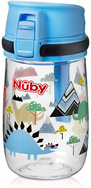 누비 정글 유아물병, 300ml, 1개, 다이노소어블루