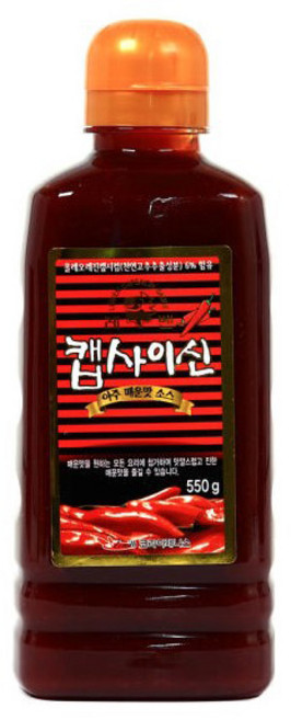 레벤 캡사이신 아주 매운맛 소스, 1개, 550g