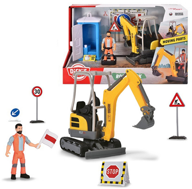 디키토이즈 건설 시리즈 로드 워크 중장비, 혼합색상, 1개