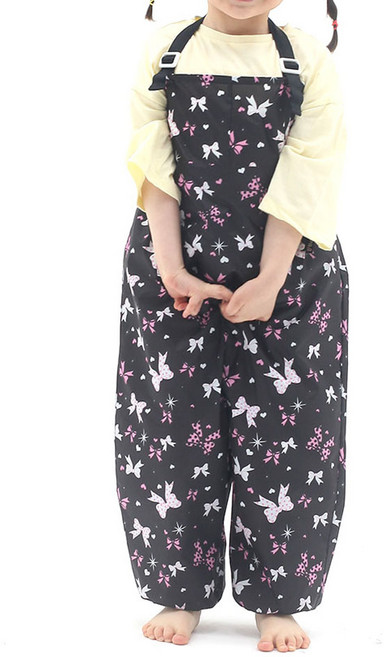 플리에 멜빵형 놀이복, 블랙리본