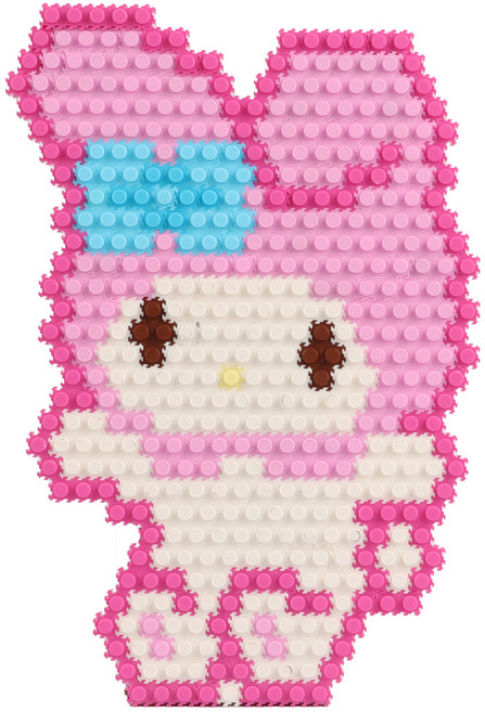 바니랜드 마이멜로디 픽셀 나노블럭, 혼합색상, 1개