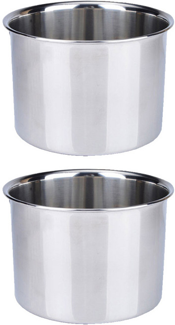 이홈베이킹 튀김방지 깊은 스텐볼, 단품, 2개