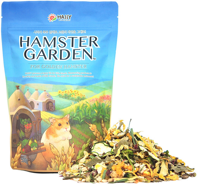 해씨 햄스터가든 골든 햄스터용 사료, 500g, 1개