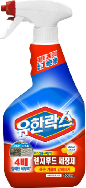 유한락스 렌지후드 세정제, 500ml, 1개