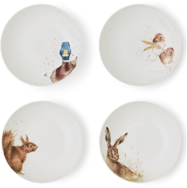 로얄우스터 포트메리온 워렌데일 파스타볼 4종 세트, 혼합색상, 1세트