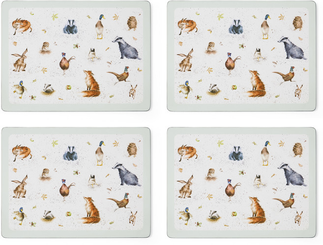 로얄우스터 쿠팡수입 포트메리온 워렌데일 테이블매트 4p 세트, 혼합색상