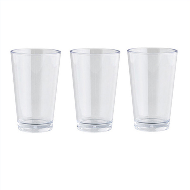 플라라 트라이탄컵 650ml TT-220, 3개, 투명