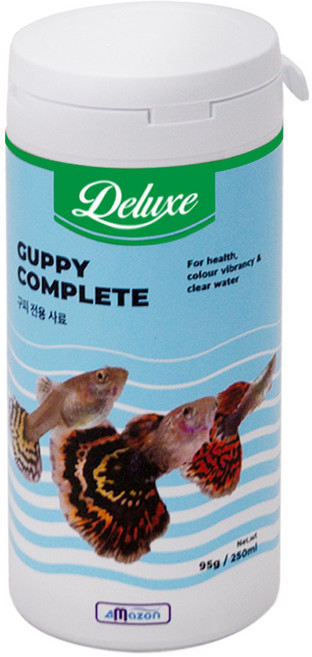 아마존 디럭스 구피 컴플리트 사료, 95g, 1개