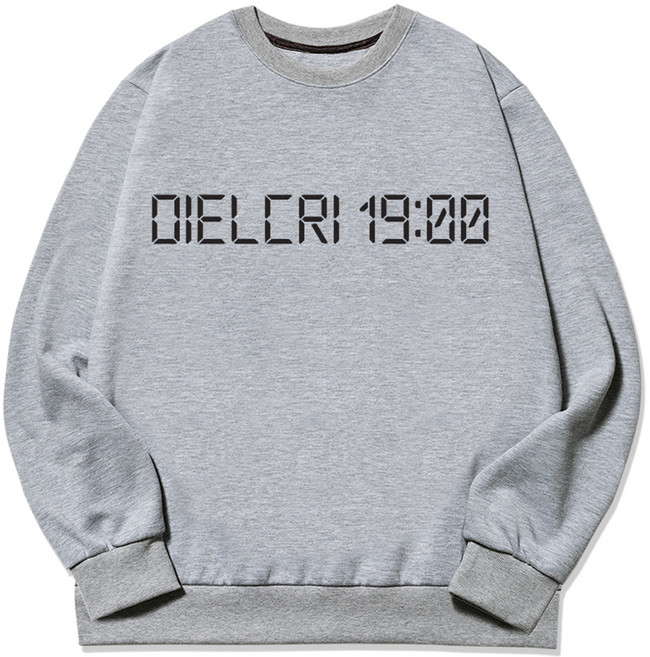 디엘크리 남성용 빅사이즈 빅쿼팅타임 맨투맨