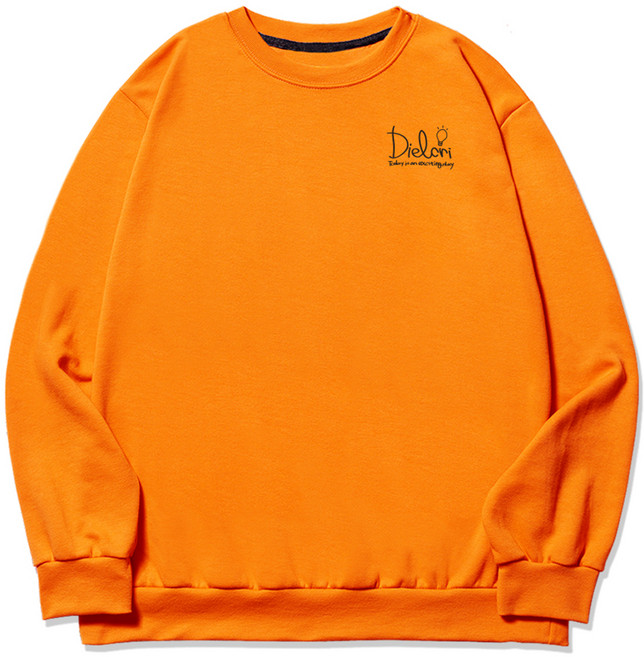 디엘크리 남성용 빅사이즈 손글씨 맨투맨 티셔츠