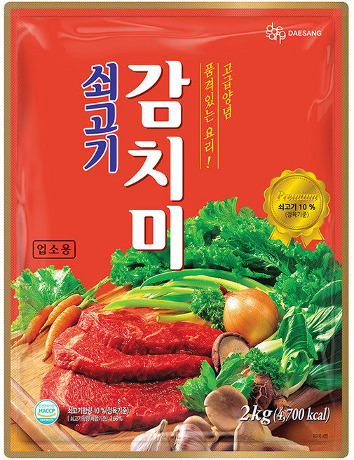 대상 업소용 쇠고기 감치미, 2kg, 1개