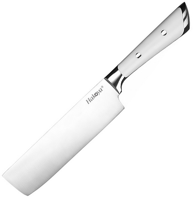 하코야 키친 쉘화이트핸들 사각야채칼, 혼합색상, 1개