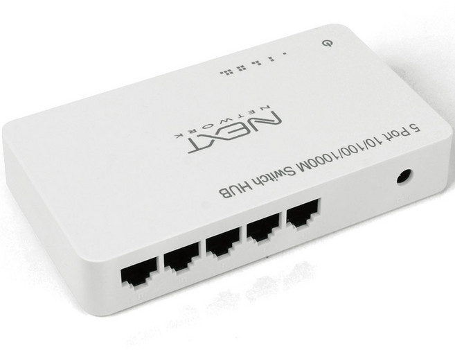 넥스트유 5포트 기가비트 스위칭허브, NEXT-6005GH, 1개
