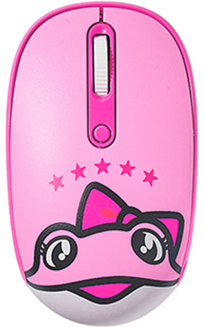 아이리버 진로 두꺼비 무선 마우스, JL-WM50, 핑크