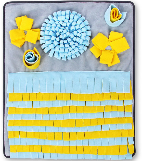 woollyoly Woolly Oli 毯子 寵物 狗狗 嗅聞 趣味玩具 KYSP-0121 70 x 60 cm, 混合色, 1個