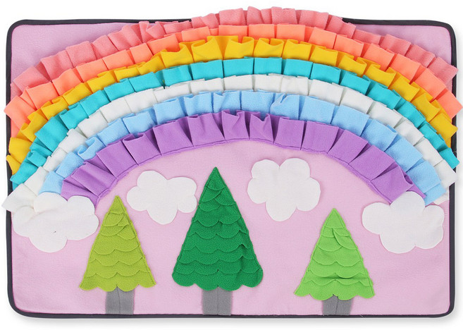 울리올리 강아지 담요 펫 노즈워크 장난감 KYSP-0116, 혼합색상, 1개