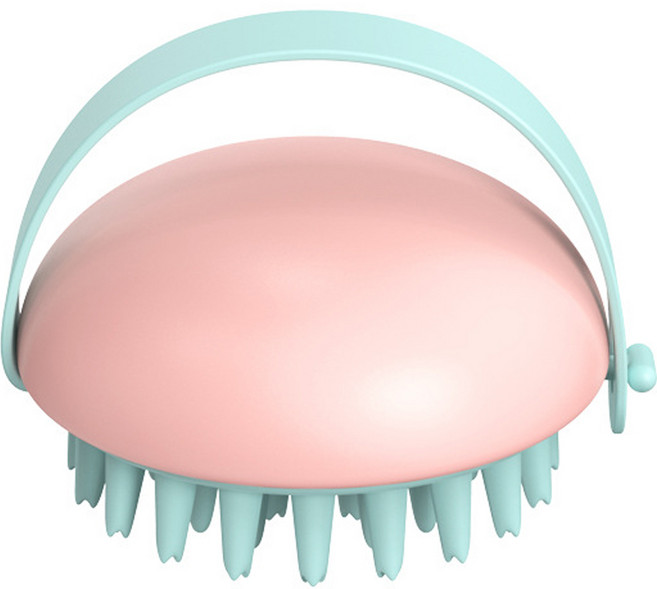 리빙홈디테일 두피 스케일링 샴푸 브러쉬, 1개, 핑크