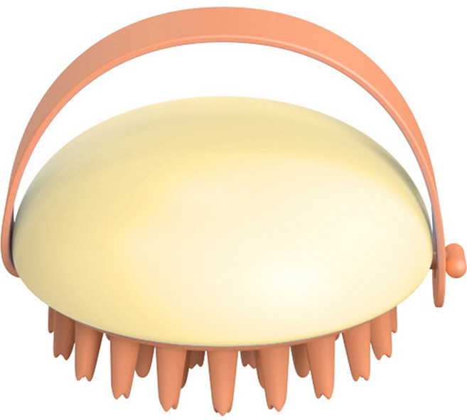 리빙홈디테일 두피 스케일링 샴푸 브러쉬, 1개, 옐로우